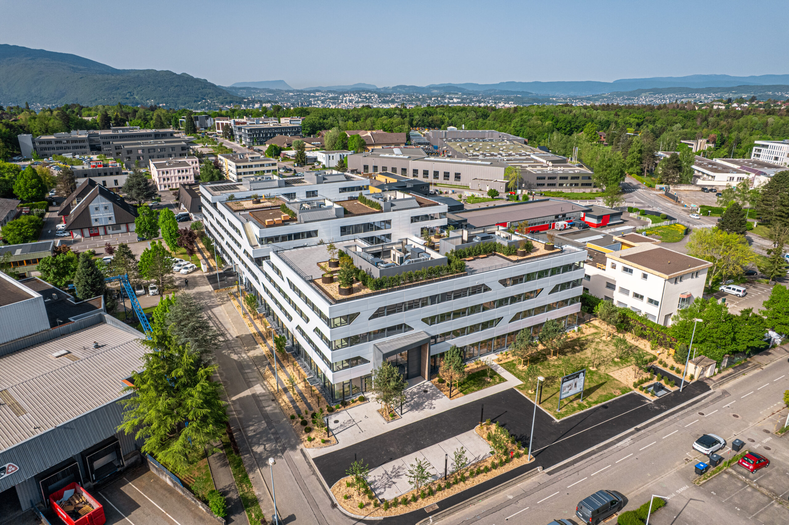 Bâtiment certifié BREEAM.